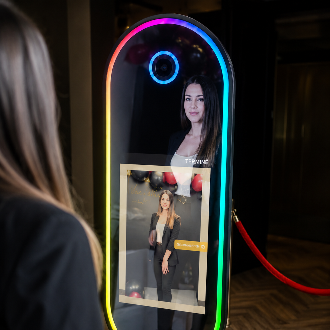 Sirius Photobooth Miroir Oval