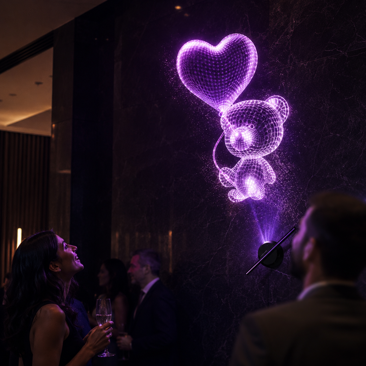 Hélice Holographique LED