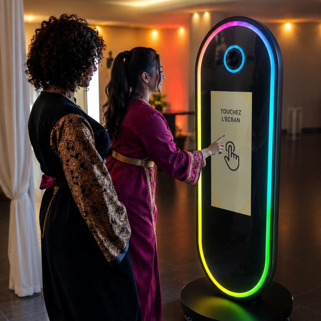 Sirius Photobooth Miroir Oval