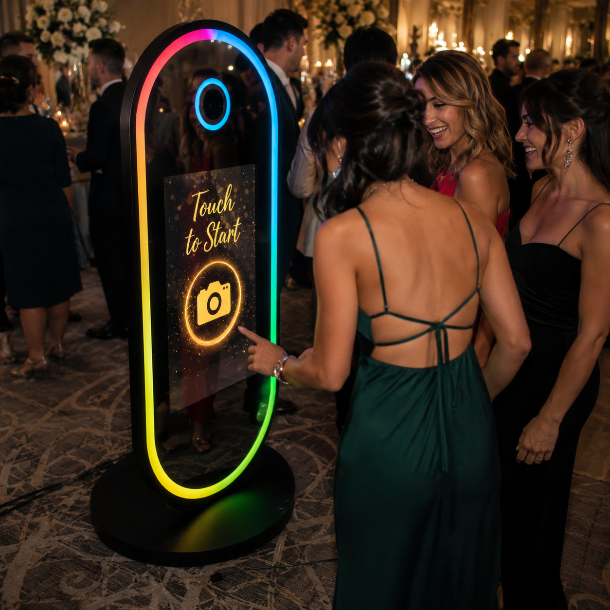 Sirius Photobooth Miroir Oval